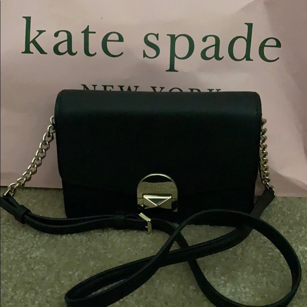 NWT Kate Spade crossbody/shoulder bag in black